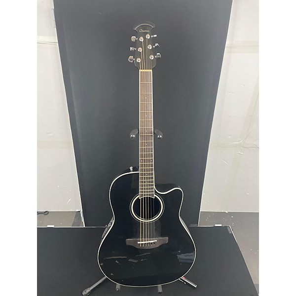 Used Ovation Used Ovation Celebrity Cs24 Black Acoustic Electric Guitar