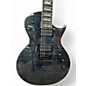 Used ESP EC1000 Deluxe Trans Black Solid Body Electric Guitar