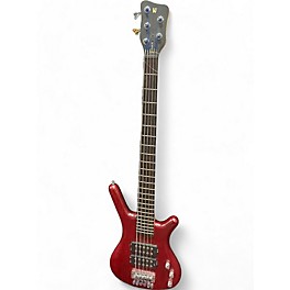 Used RockBass by Warwick Used RockBass by Warwick Corvette 5 String Red Electric Bass Guitar