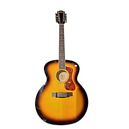 Used Neural DSP Used Guild F2512E Deluxe Sunburst 12 String Acoustic Electric Guitar