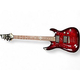 Used Schecter Guitar Research Used Schecter Guitar Research Hellraiser Deluxe Black Cherry Solid Body Electric Guitar