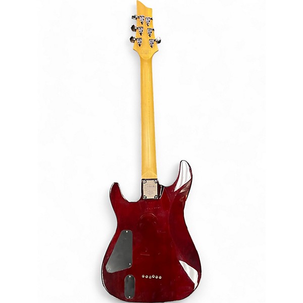 Used Schecter Guitar Research Used Schecter Guitar Research Hellraiser Deluxe Black Cherry Solid Body Electric Guitar