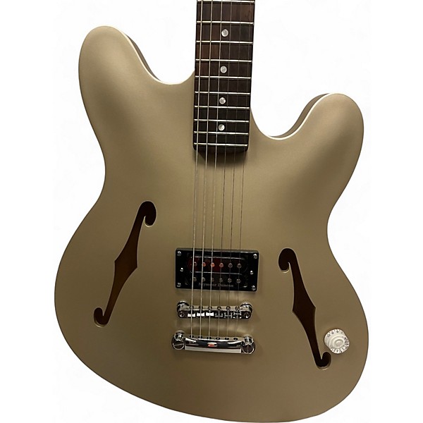 Used Fender Used Fender Tom Delonge Starcaster Shoreline Gold Hollow Body Electric Guitar