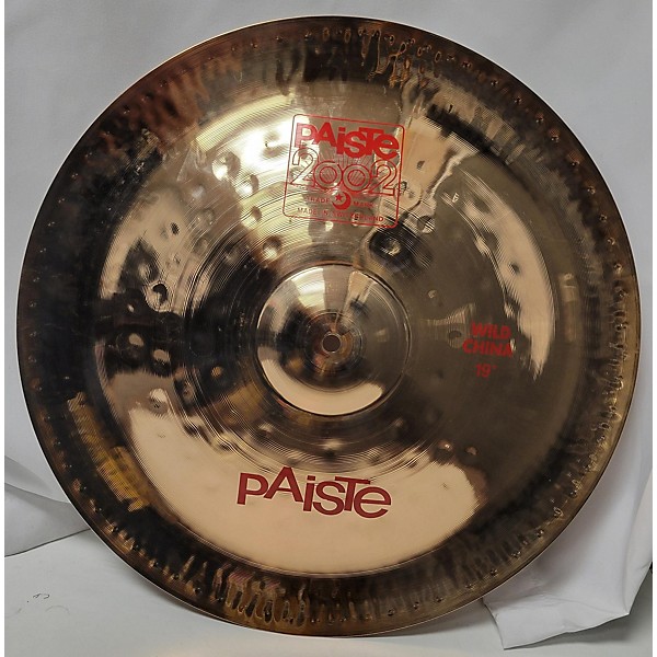 Used Paiste Used Paiste 19in 2002 WILD CHINA Cymbal