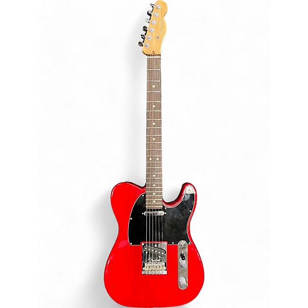 Used Fender Used Fender American Standard Telecaster Crimson Red Trans Solid Body Electric Guitar