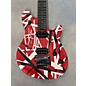 Used EVH Used EVH Wolfgang Special Striped Series Red, Black, And White Solid Body Electric Guitar