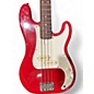 Used Squier Used Squier Precision Bass Red Electric Bass Guitar