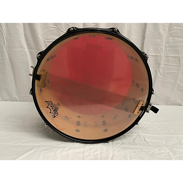 Used SJC Drums Used SJC Drums 6.5X14 Alan Arnold Snare Drum Black And Red