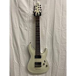 Used Schecter Guitar Research Used Schecter Guitar Research Demon 7 String White Solid Body Electric Guitar