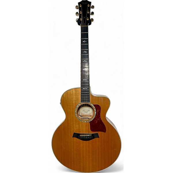Used Taylor 615CE Natural Acoustic Electric Guitar