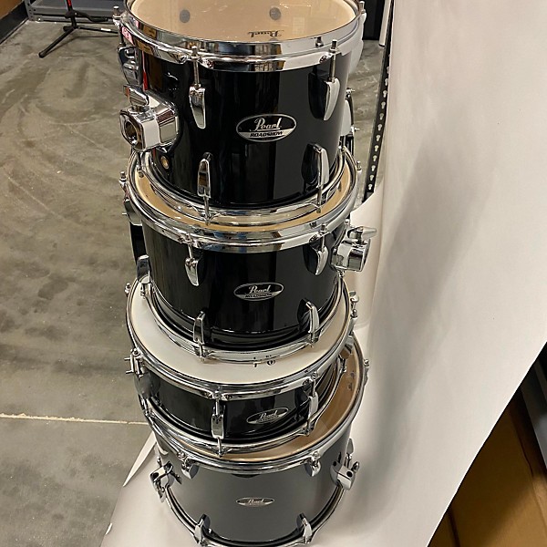 Used Pearl Used Pearl 5 piece ROADSHOW Black Drum Kit