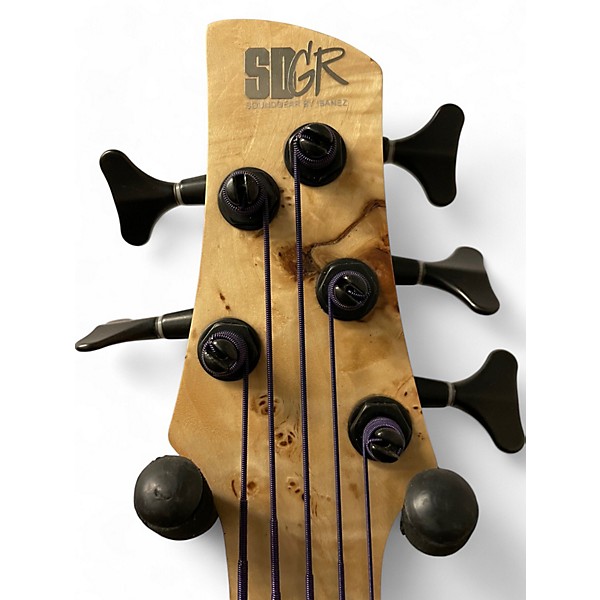 Used Ibanez SRSC805 Natural Electric Bass Guitar