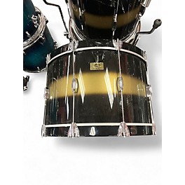 Used Pork Pie 5 Piece the Hip Pig Black Gold Duco Drum Kit