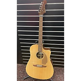 Used Fender Used Fender Redondo Natural Acoustic Electric Guitar