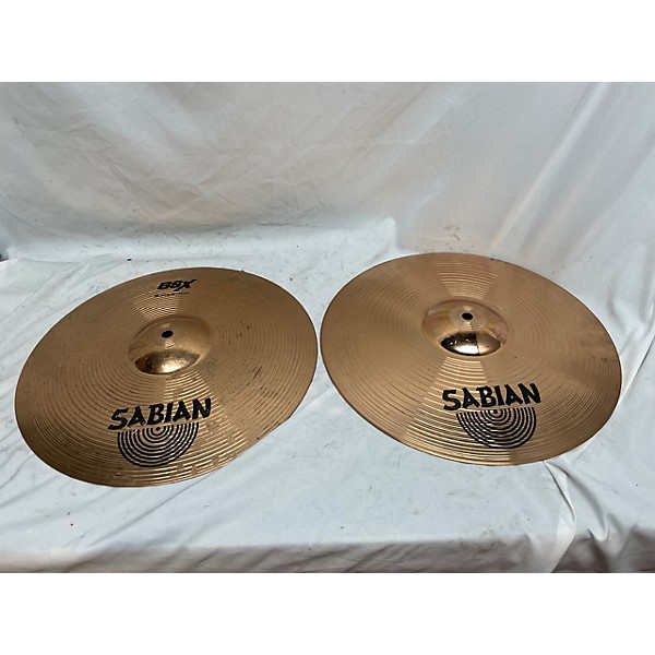 Used SABIAN Used SABIAN 14in B8X Hi Hat Pair Cymbal