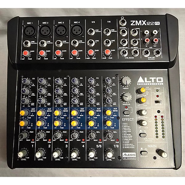 Used Alto ZMX122FX 8-Channel Unpowered Mixer