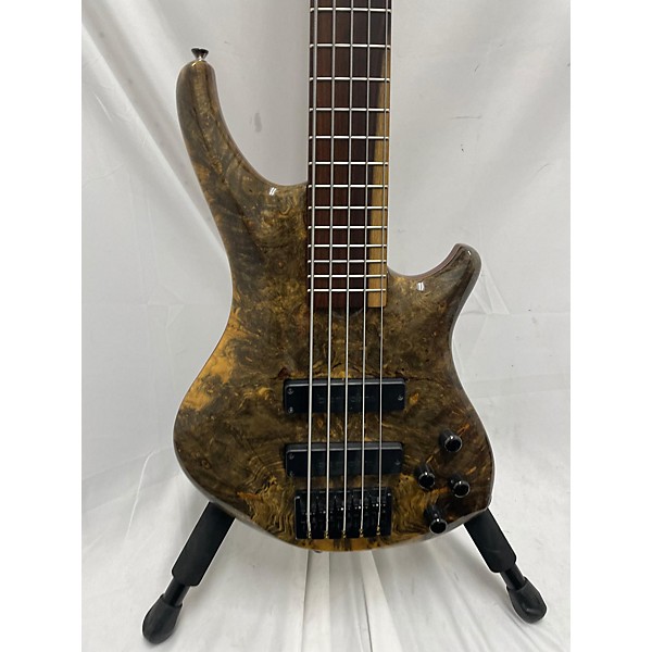 Used Roscoe Used Roscoe Skb 3005 Burl Electric Bass Guitar