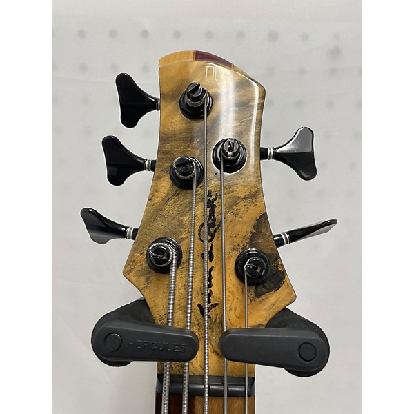 Used Roscoe Used Roscoe Skb 3005 Burl Electric Bass Guitar