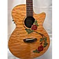 Used Luna Used Luna Flora Rose Natural Acoustic Electric Guitar thumbnail