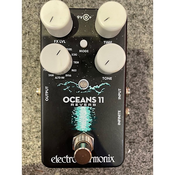 Used Electro-Harmonix Oceans 11 Reverb Effect Pedal