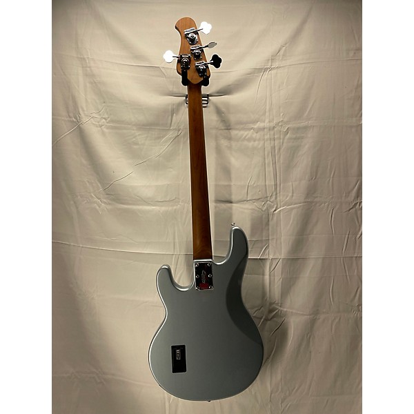 Used Sterling by Music Man Used Sterling By Music Man Ray34 Ice Blue Metallic Electric Bass Guitar