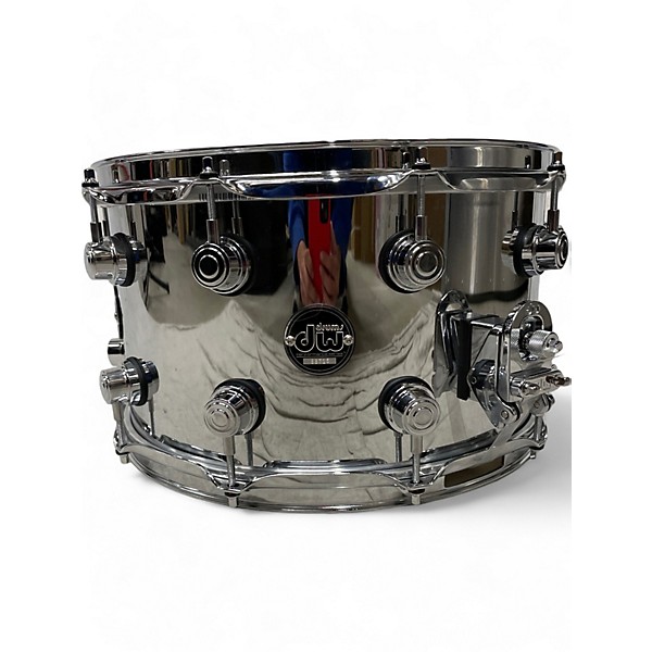 Used DW 8X14 Performance Series Steel Snare Drum Chrome