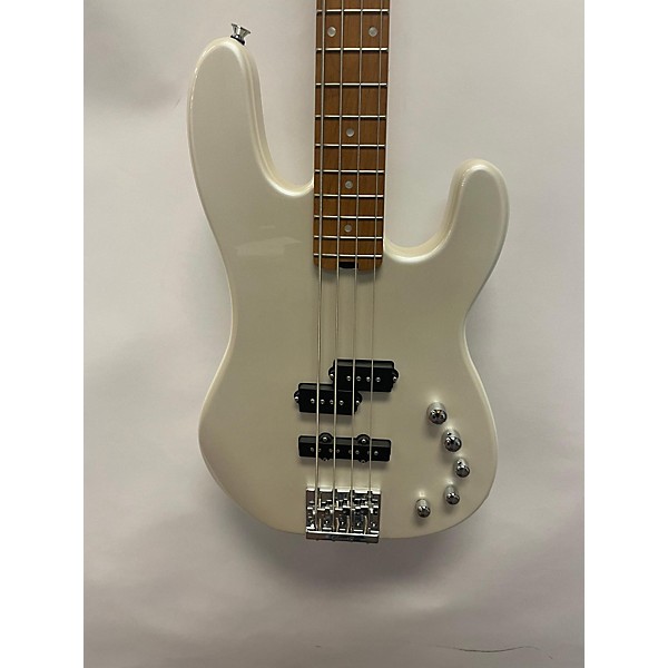 Used Charvel Used Charvel Pro Mod San Dimas PJ White Electric Bass Guitar