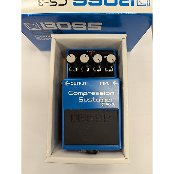 Used BOSS Used 1990s BOSS CS3 Compressor Sustainer Effect Pedal