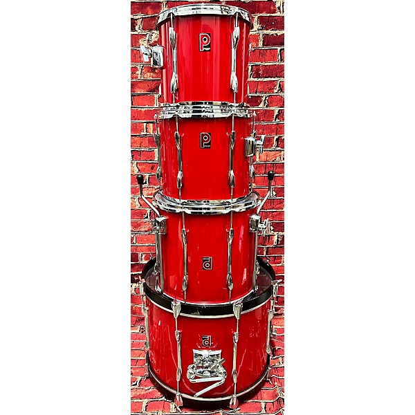 Used Premier Used Premier 4 piece XPK Birch/Eucalyptus Red Drum Kit