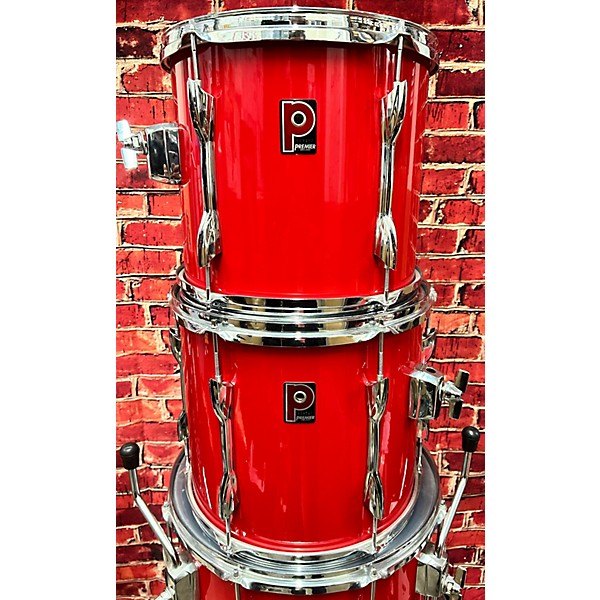 Used Premier Used Premier 4 piece XPK Birch/Eucalyptus Red Drum Kit