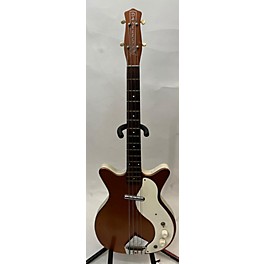 Vintage Danelectro Vintage 1960s Danelectro 3412 Short Horn Bass Copper Electric Bass Guitar