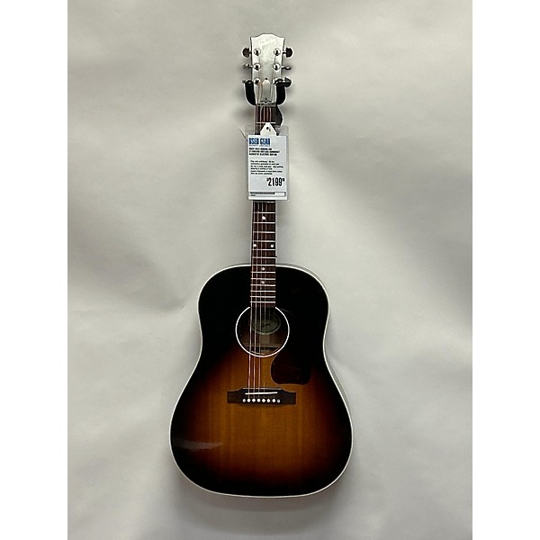 Used Gibson Used 2022 Gibson J45 Standard Vintage Sunburst Acoustic Electric Guitar