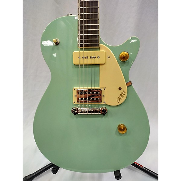 Used Gretsch Guitars Used Gretsch Guitars G2215-P90 Streamliner Junior Mint Metallic Solid Body Electric Guitar