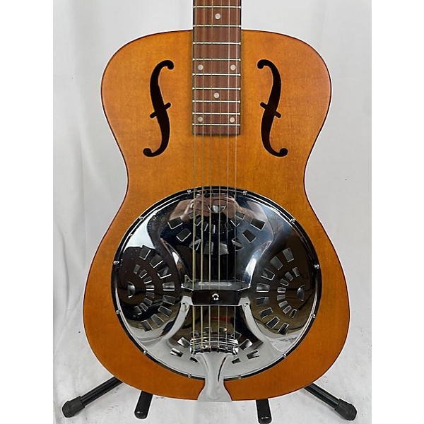 Used Dobro Used Dobro Hound Dog Round Neck Natural Resonator Guitar