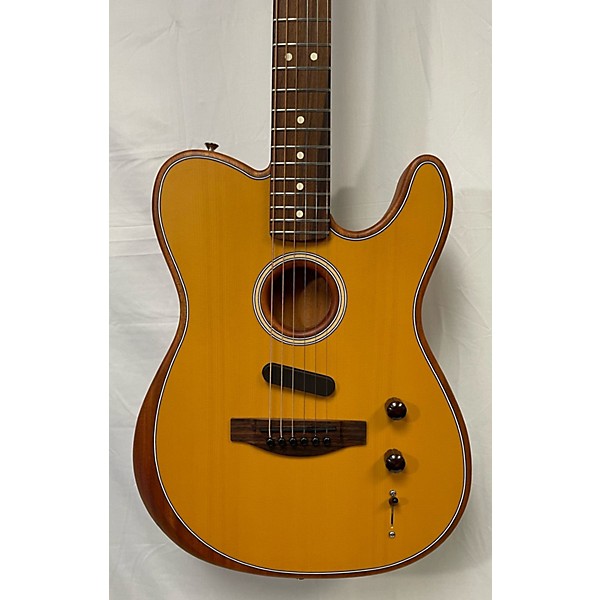 Used Fender Used Fender Acoustasonic Player Telecaster Butterscotch Blonde Acoustic Electric Guitar