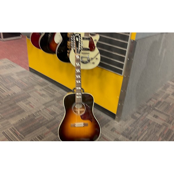 Used Gibson Used Gibson HUMMINGBIRD PRO 12 STRING Tobacco Sunburst 12 String Acoustic Electric Guitar