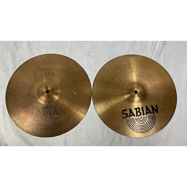 Used SABIAN Used SABIAN 14in B8 Hi Hat Pair Cymbal