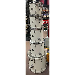 Used SONOR Used SONOR 5 piece Force 3005 5 Piece White Sparkle Drum Kit