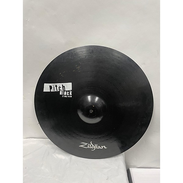 Used Zildjian Used Zildjian 22in Pitch Black Ride Cymbal