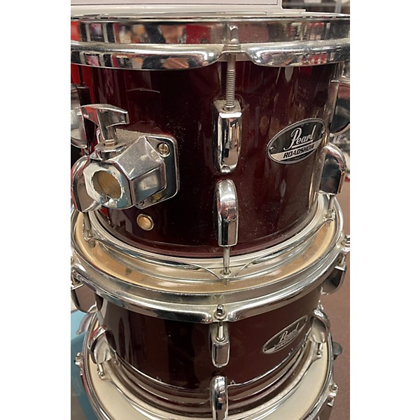 Used Pearl Used Pearl 5 piece ROADSHOW Wine Red Drum Kit