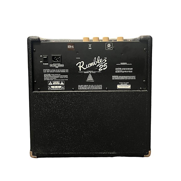 Used Fender Used Fender Rumble 25 25W 1x8 Bass Combo Amp