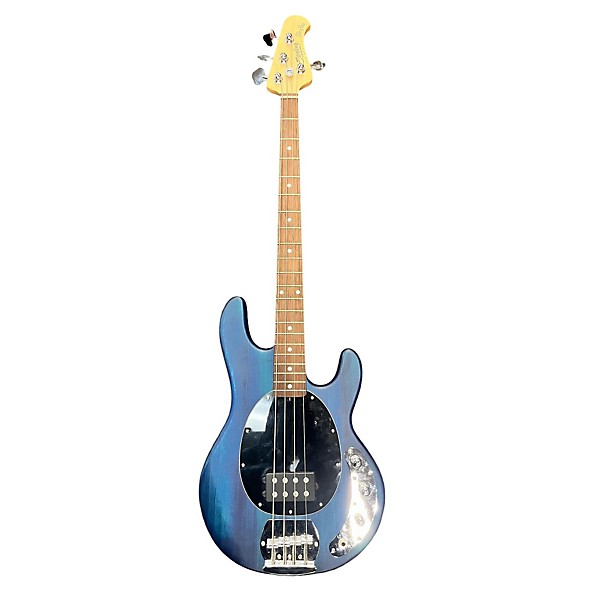 Used Sterling by Music Man Used Sterling By Music Man Ray4 Trans Blue Electric Bass Guitar