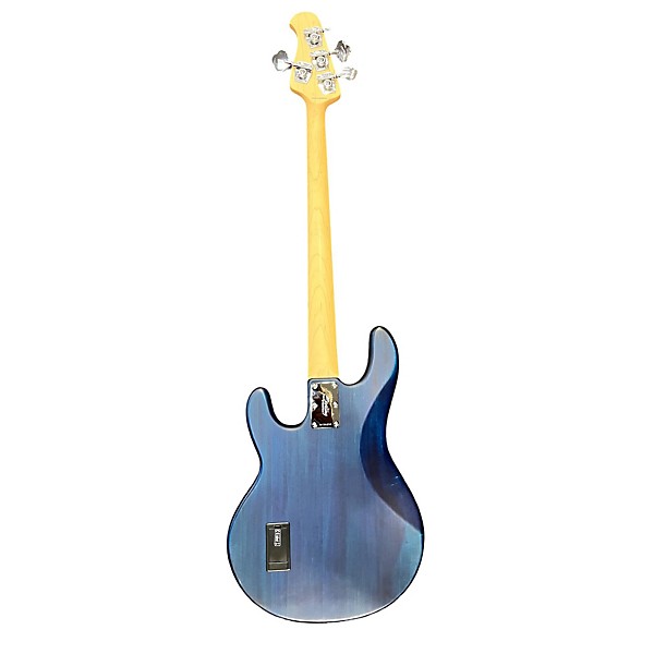 Used Sterling by Music Man Used Sterling By Music Man Ray4 Trans Blue Electric Bass Guitar