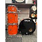 Used Pork Pie USA Used 2014 Pork Pie USA 4 piece Custom Mod Orange Drum Kit thumbnail