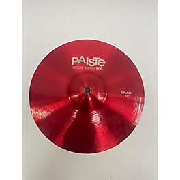 Used Paiste Used Paiste 10in Colorsound 900 Cymbal