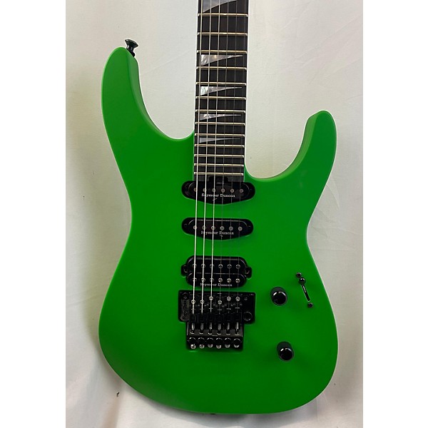 Used Jackson Used Jackson American Series Soloist SL3 Slime Green Solid Body Electric Guitar