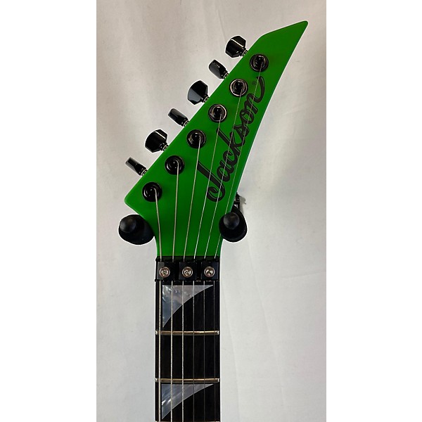 Used Jackson Used Jackson American Series Soloist SL3 Slime Green Solid Body Electric Guitar