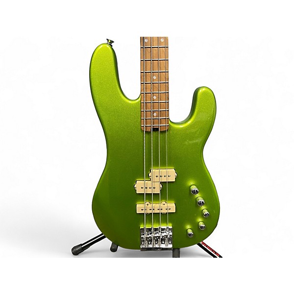 Used Charvel Used Charvel PRO MOD SAN DIMAS PJ IV Metallic Green Electric Bass Guitar