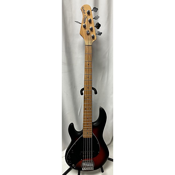 Used Sterling by Music Man Used Sterling By Music Man Sting Ray 5 Tobacco Sunburst Electric Bass Guitar