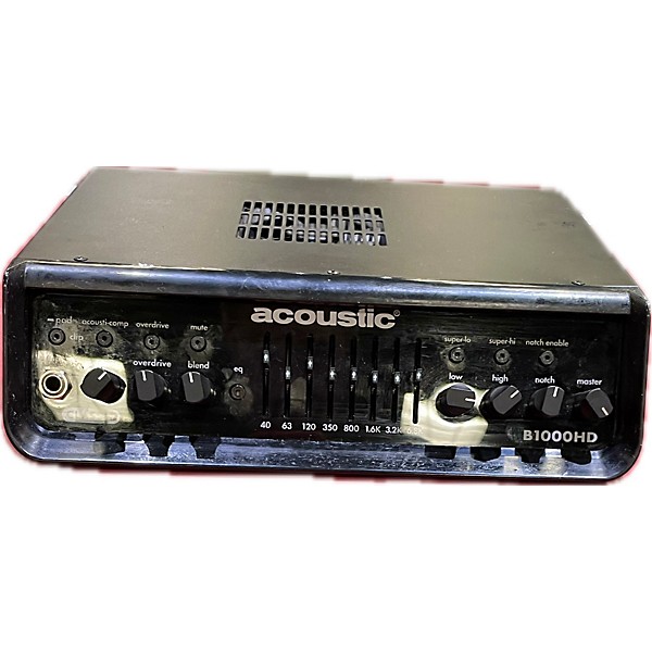 Used Acoustic Used Acoustic B1000HD Bass Amp Head